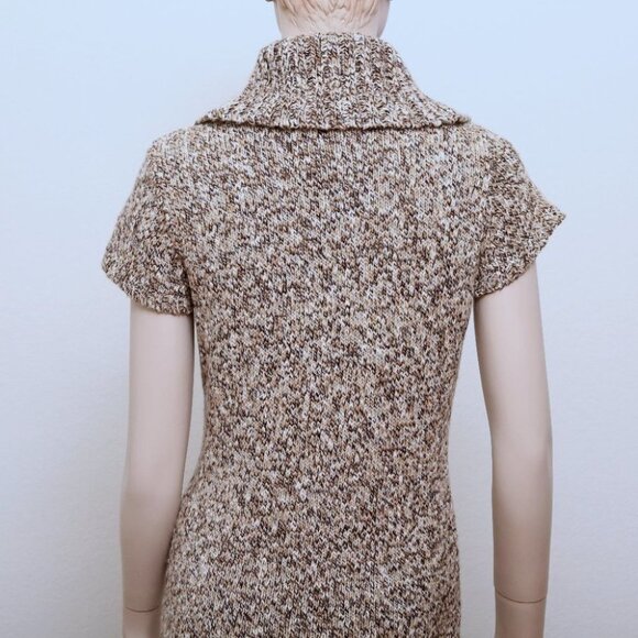 Inc Cowl Neck Cable Knit Tunic Sweater Tan Women Size M - Picture 6 of 8